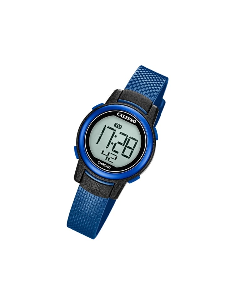 Calypso Digital-Armbanduhr Calypso Junior blau klein (ca. 29mm) günstig kaufen onesize