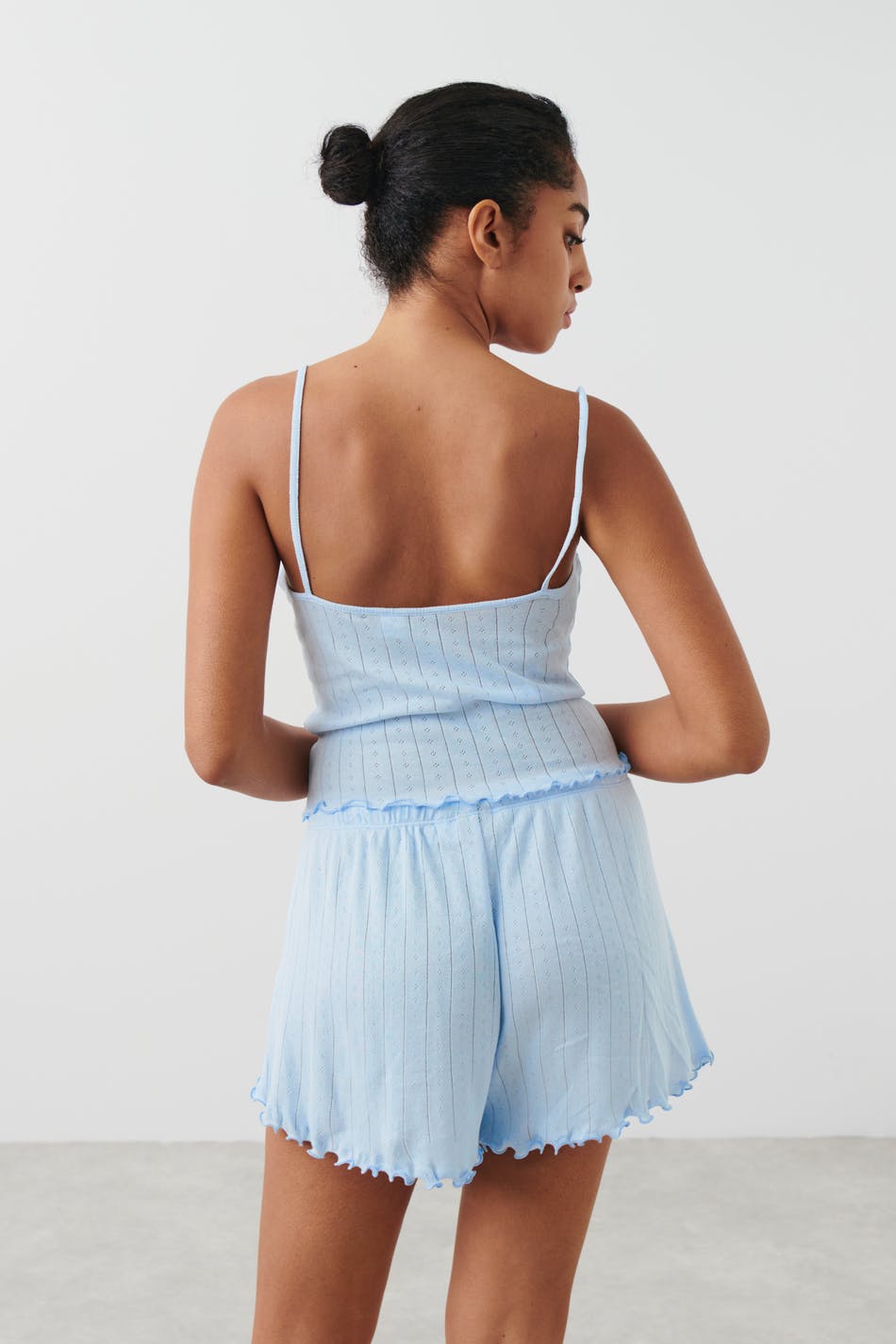 Pointelle pyjamas shorts