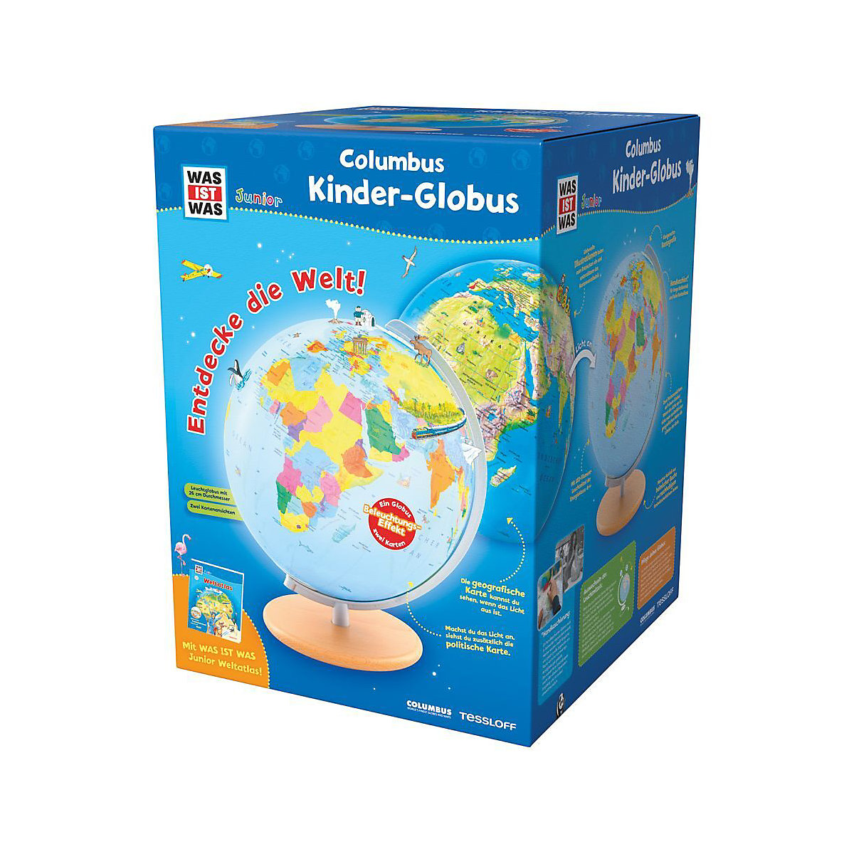 WAS IST WAS Junior Columbus Kinder-Globus