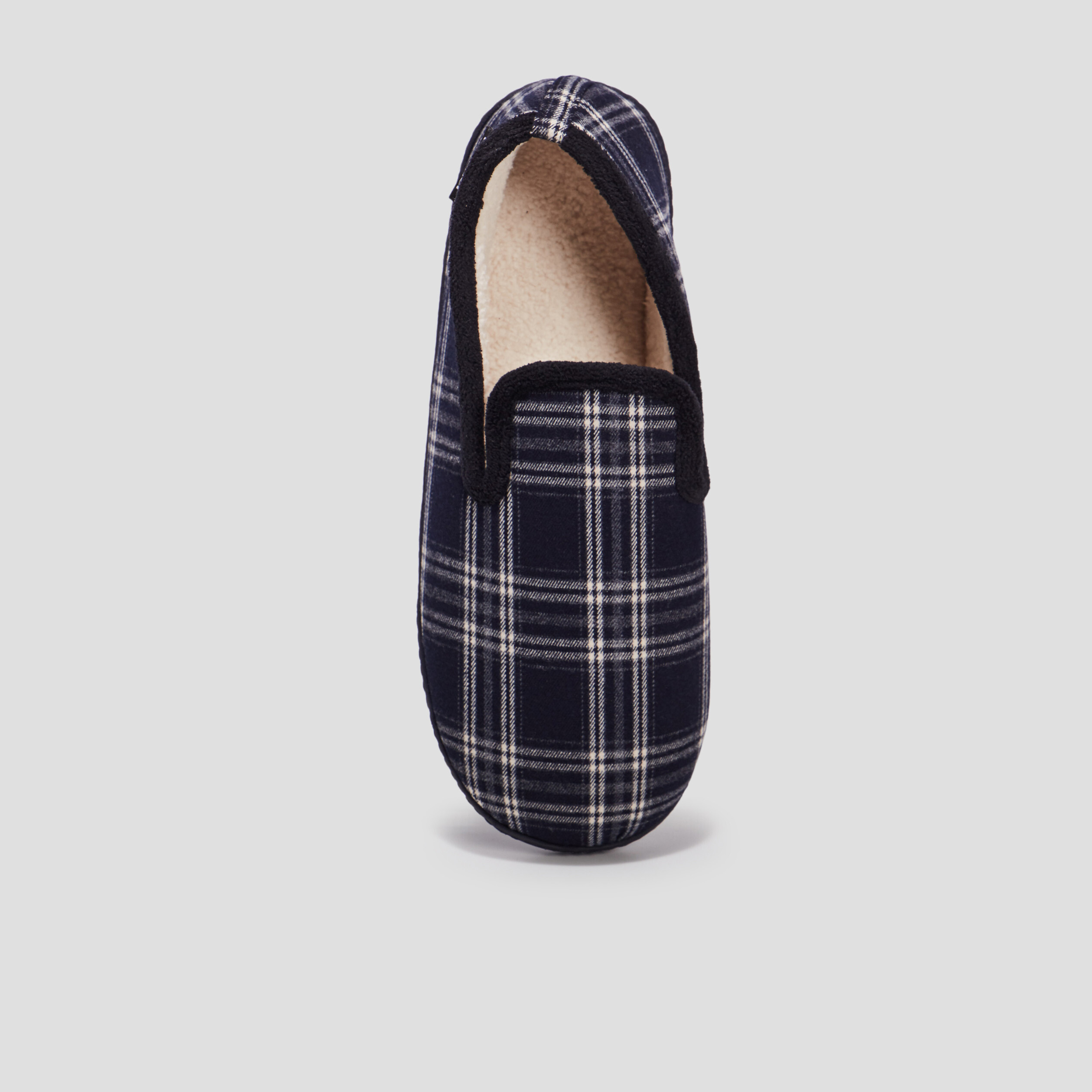 Chaussons charentaises Isotoner bleu homme | La Halle