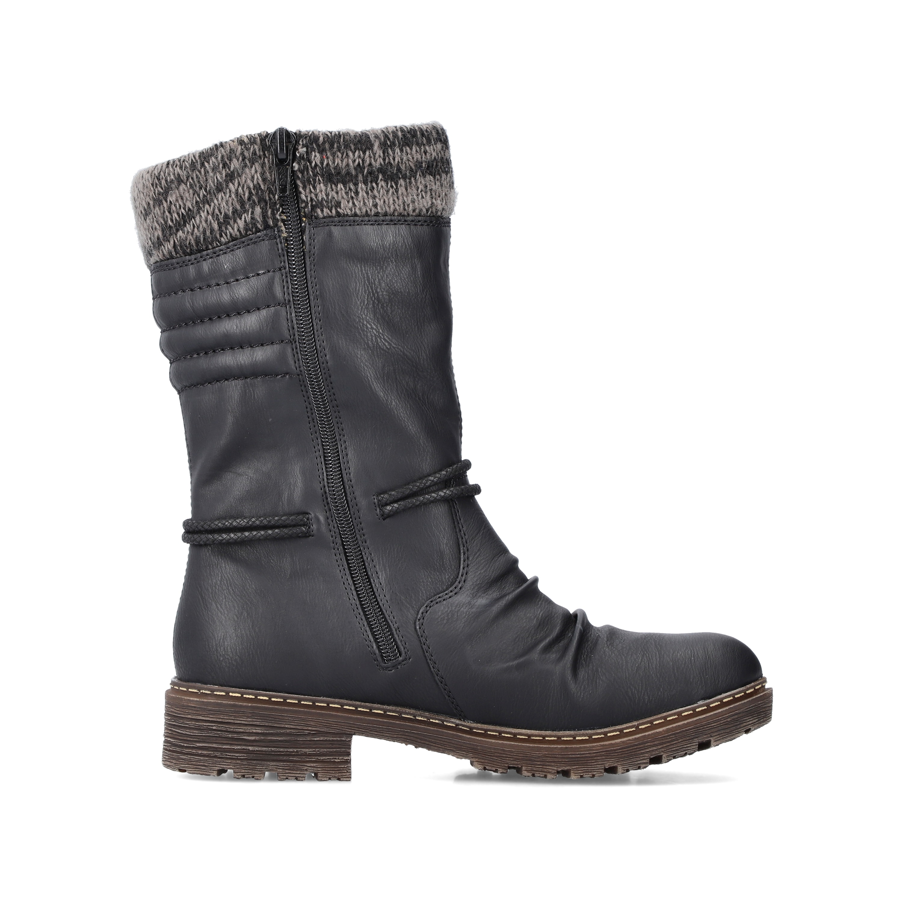 Rieker Damen Kurzstiefel tiefschwarz