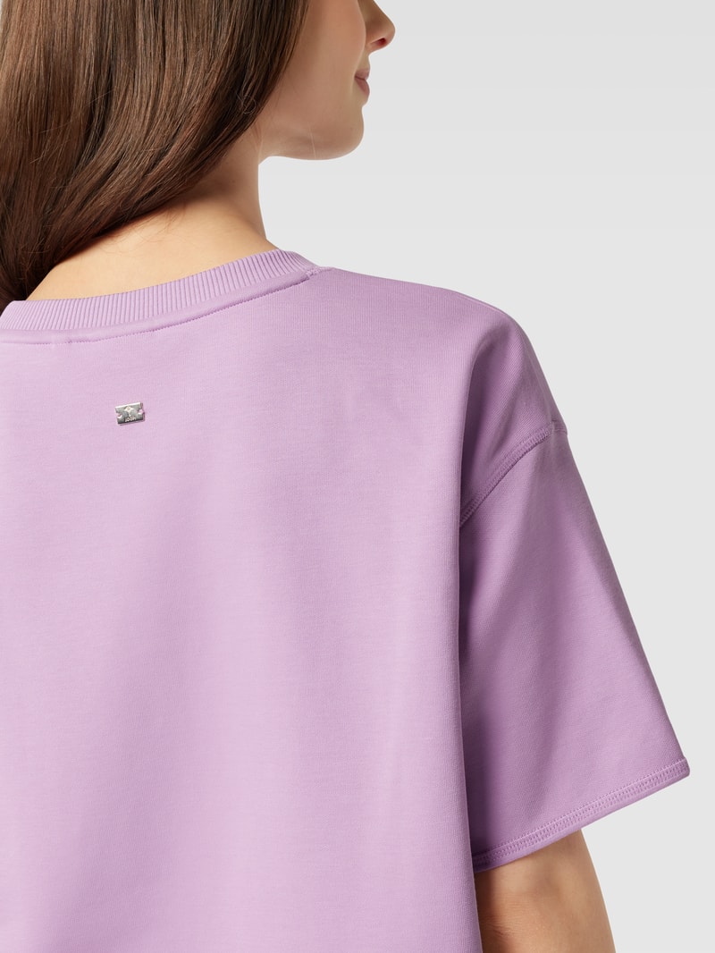 Sweatshirt mit 1/2-Arm in flieder