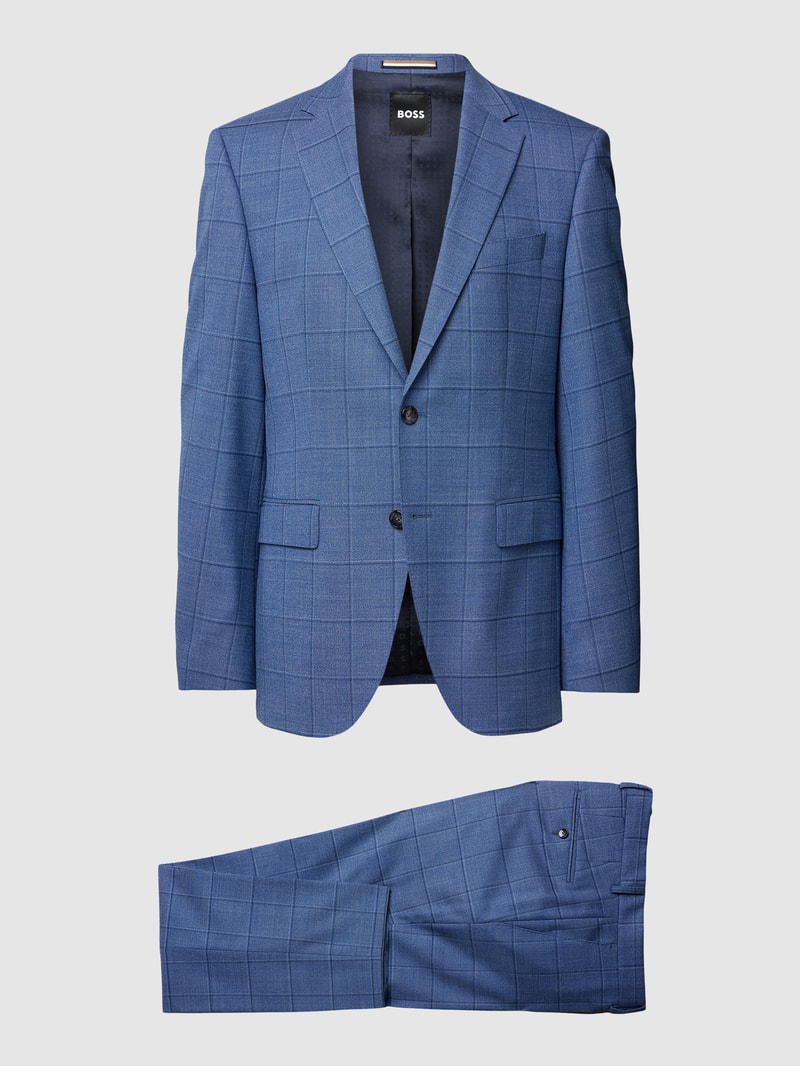 2-Knopf-Sakko mit Allover-Muster Modell 'Jeckson' in blau