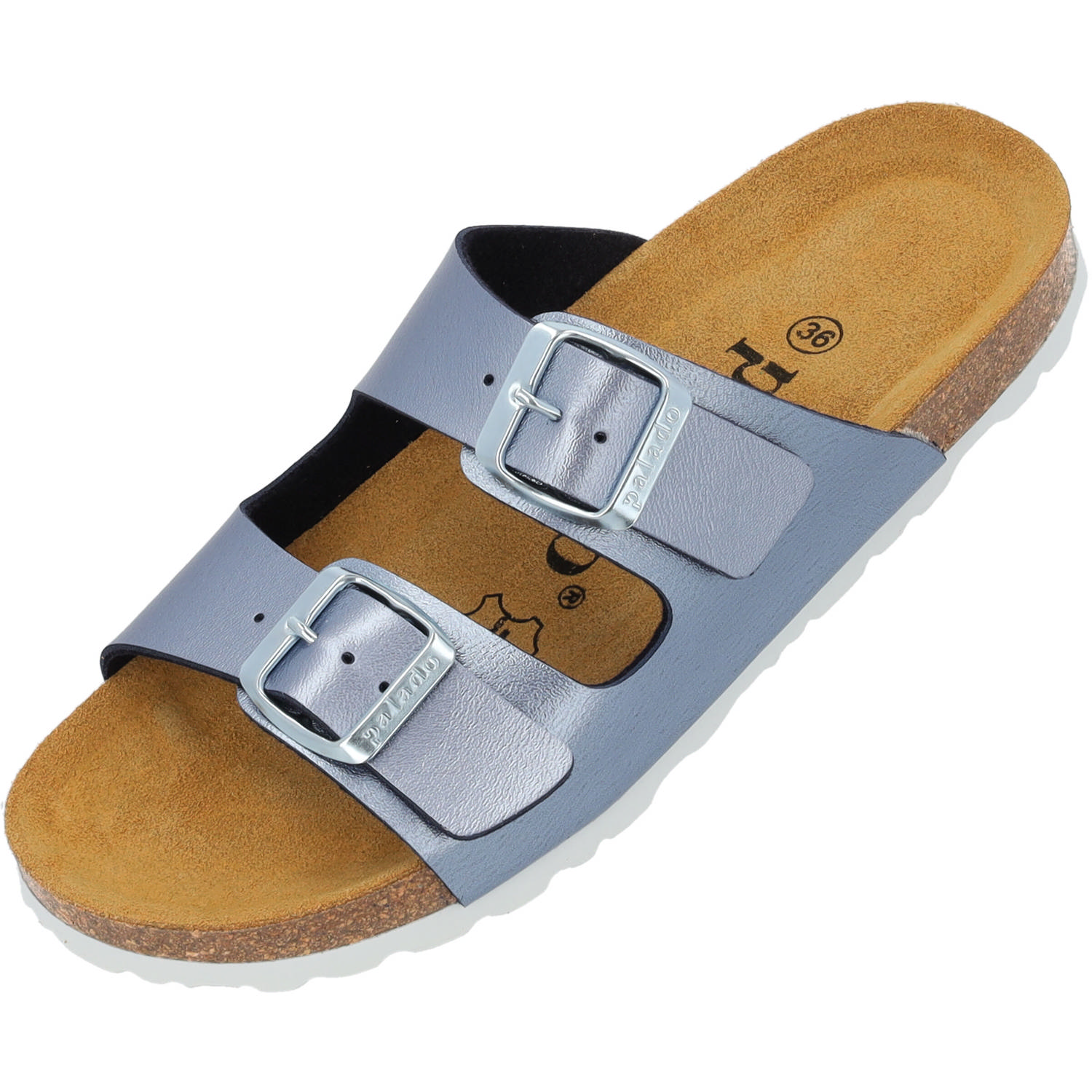 Palado Kids Korfu G Metallic, Pantoletten, Kinder, Blau
