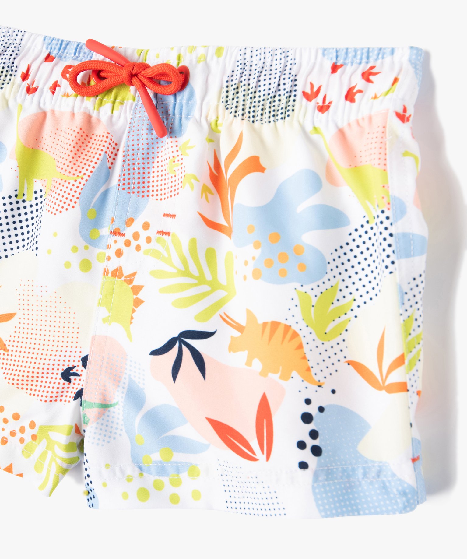 Short de bain bébé Garçon à motif feuillages et dino imprime | GEMO