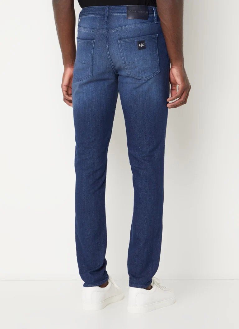 Armani Exchange Skinny jeans i medium vask