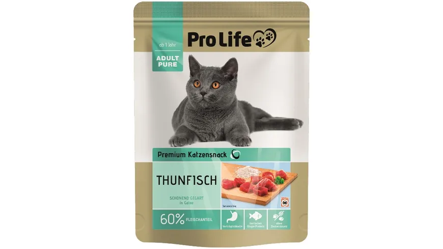Pro Life Katze Thunfisch in Gelee 70g 70 g