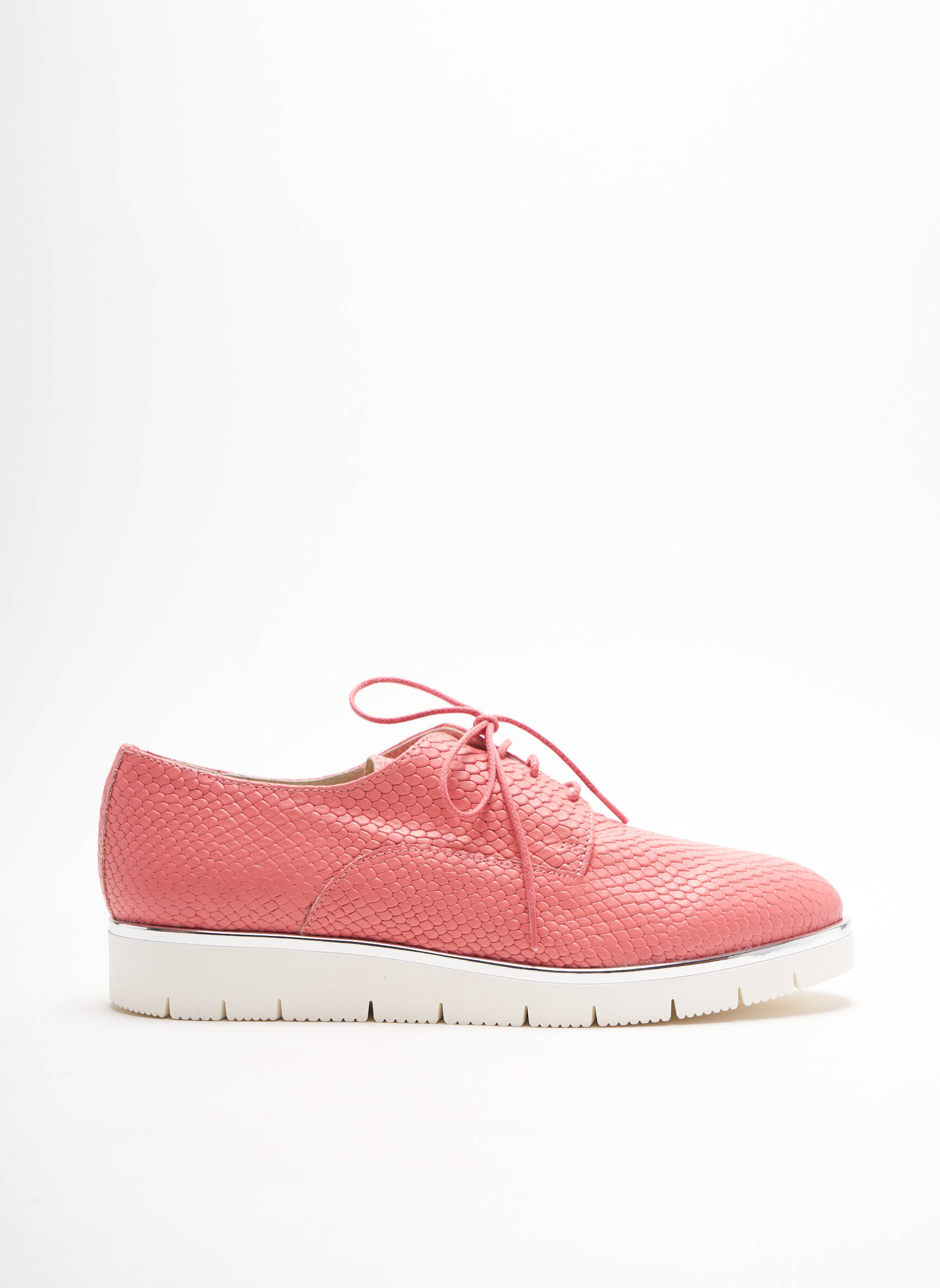Brodequins Derby Femme couleur rose