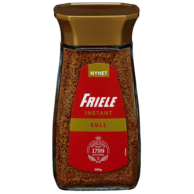 Friele Frysetørret kaffe Friele 200 g, Intstant Gull
