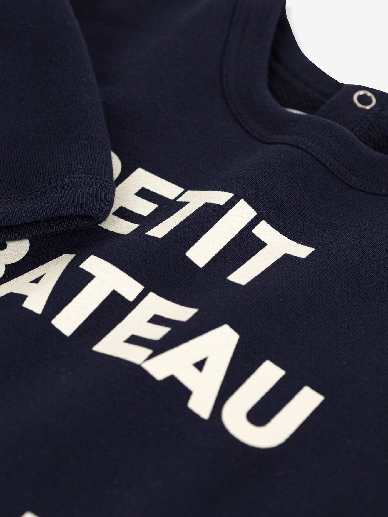 Sweatshirt en coton bio PETIT BATEAU bleu