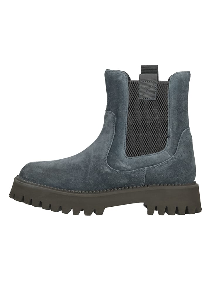 Ara Shoes Leder-Chelsea-Boots in Grau günstig kaufen