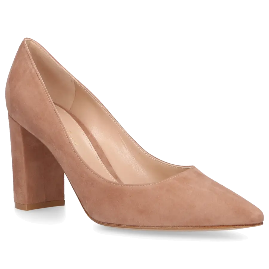 Gianvito Rossi - Pumps PIPER Veloursleder - beige