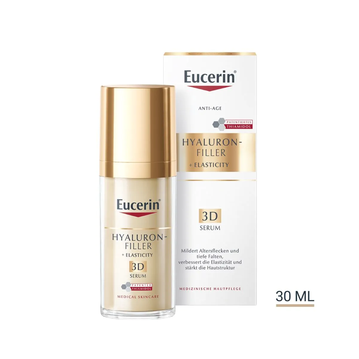 Eucerin Hyaluron Filler + Elasticity 3D serumas