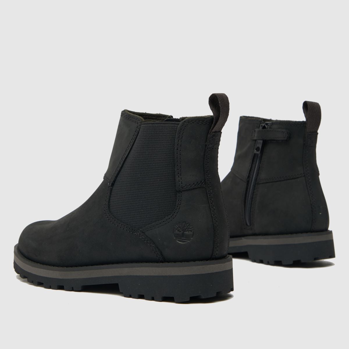 Timberland svarta Courma Chelsea-stövlar för pojkar, småbarn