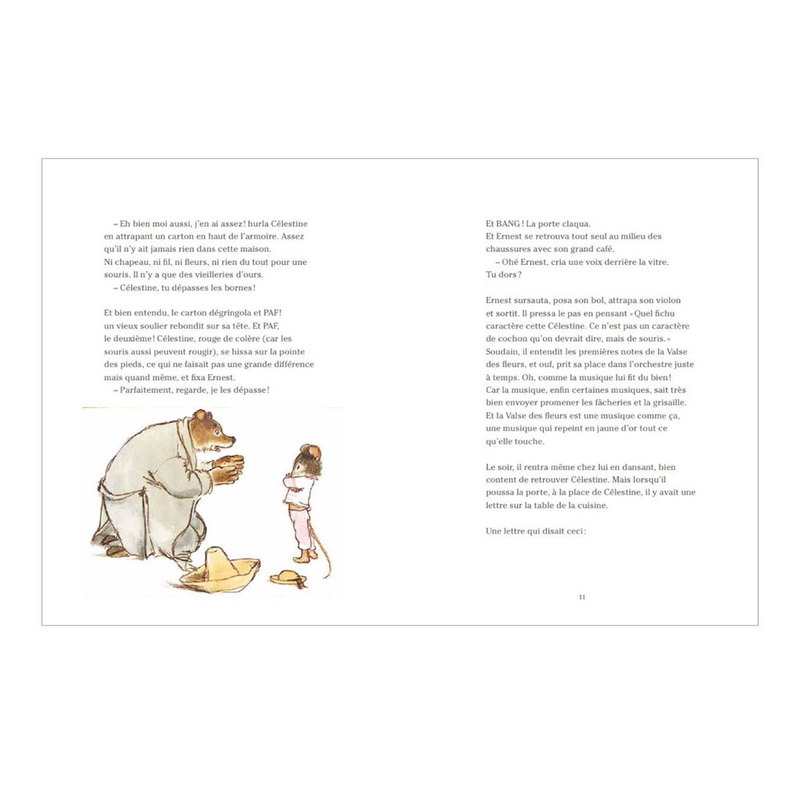 Livre Ernest et Célestine au bonheur des souris - Casterman