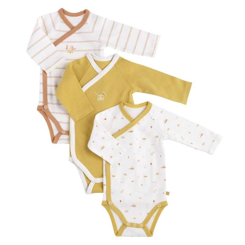 Lot de 3 bodies manches longues Sunlight