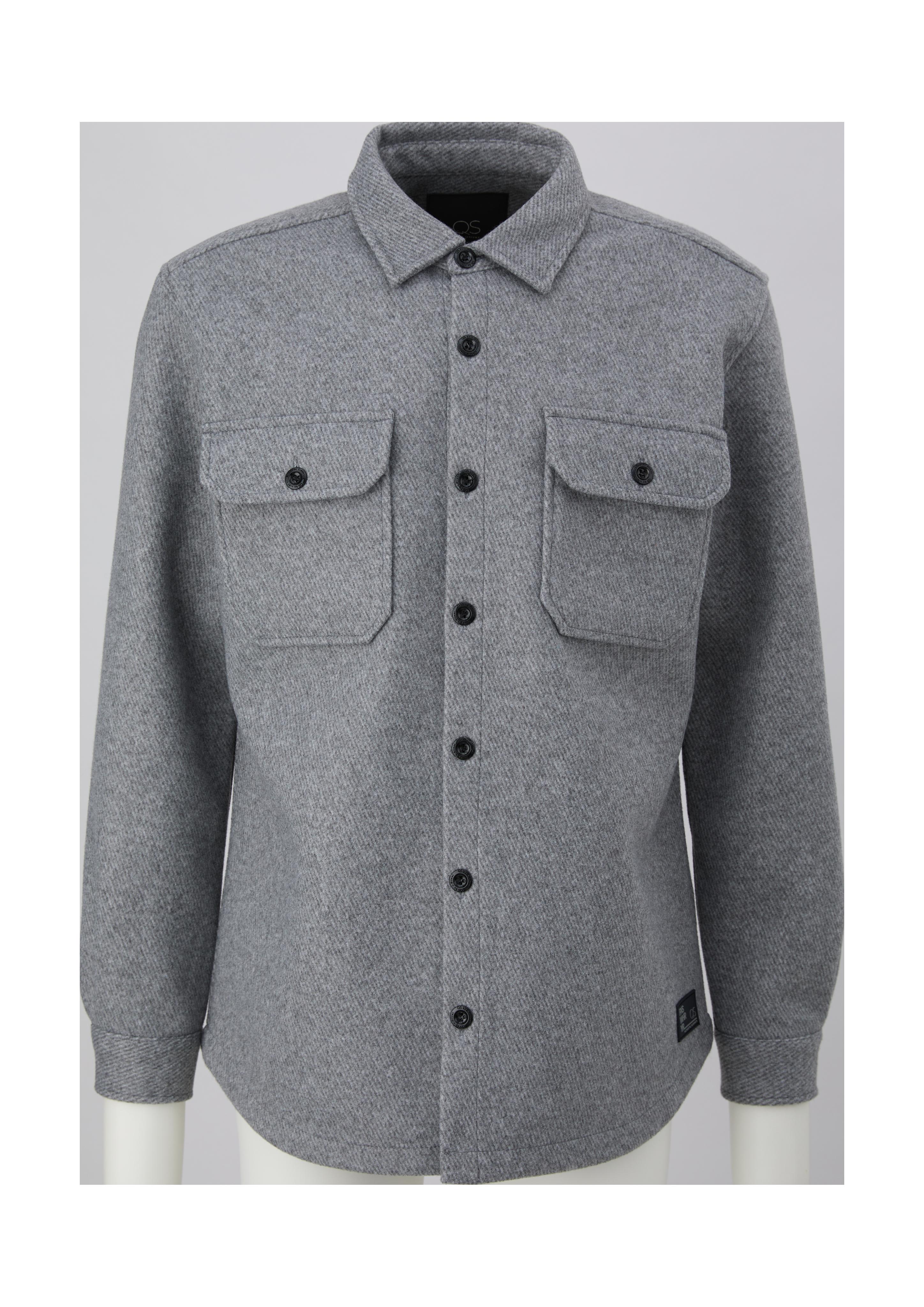 Overshirt in melierter Optik  2134667-97W0