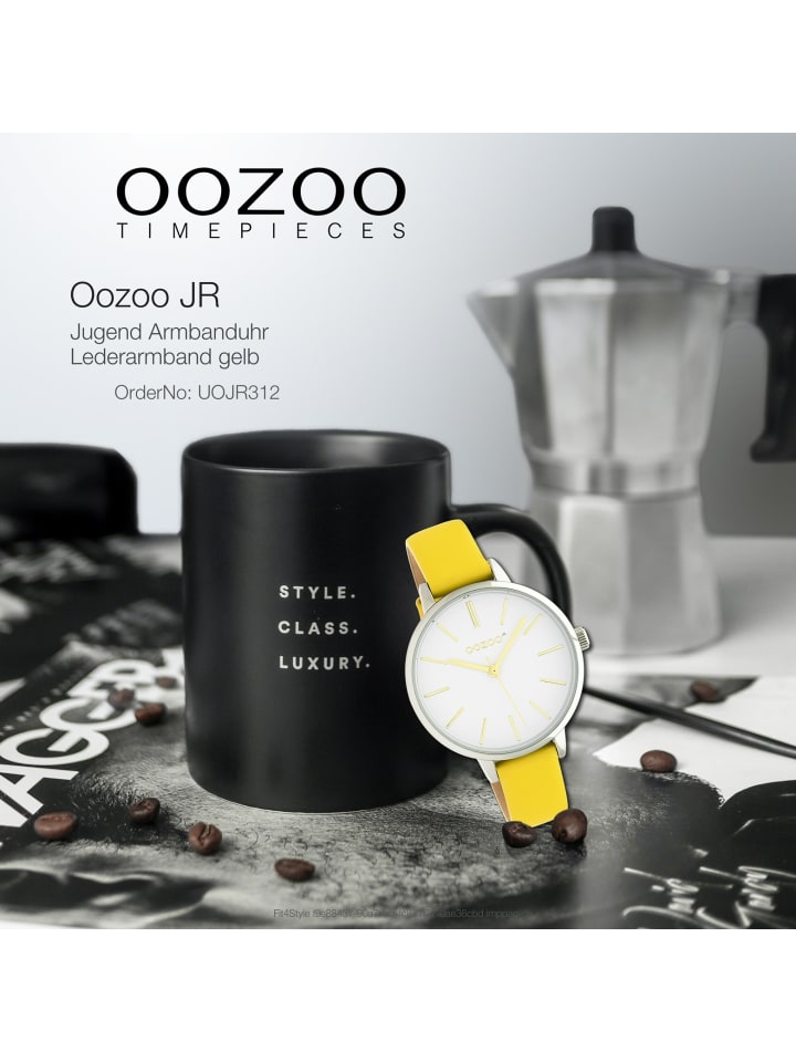 Oozoo Analog-Armbanduhr Oozoo JR gelb mittel (ca. 34mm) günstig kaufen onesize