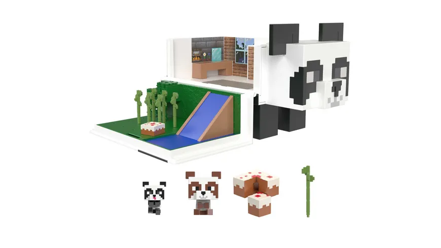 Minecraft Mob Head Panda 3-in-1 Spielset