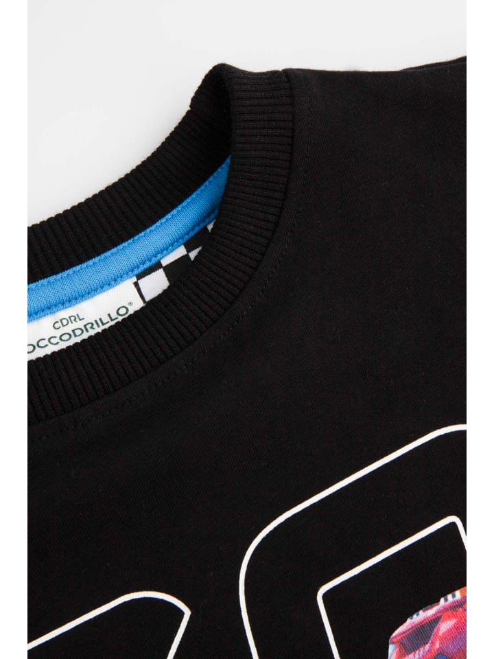 Coccodrillo T-Shirt mit langen Ärmeln in schwarz günstig kaufen