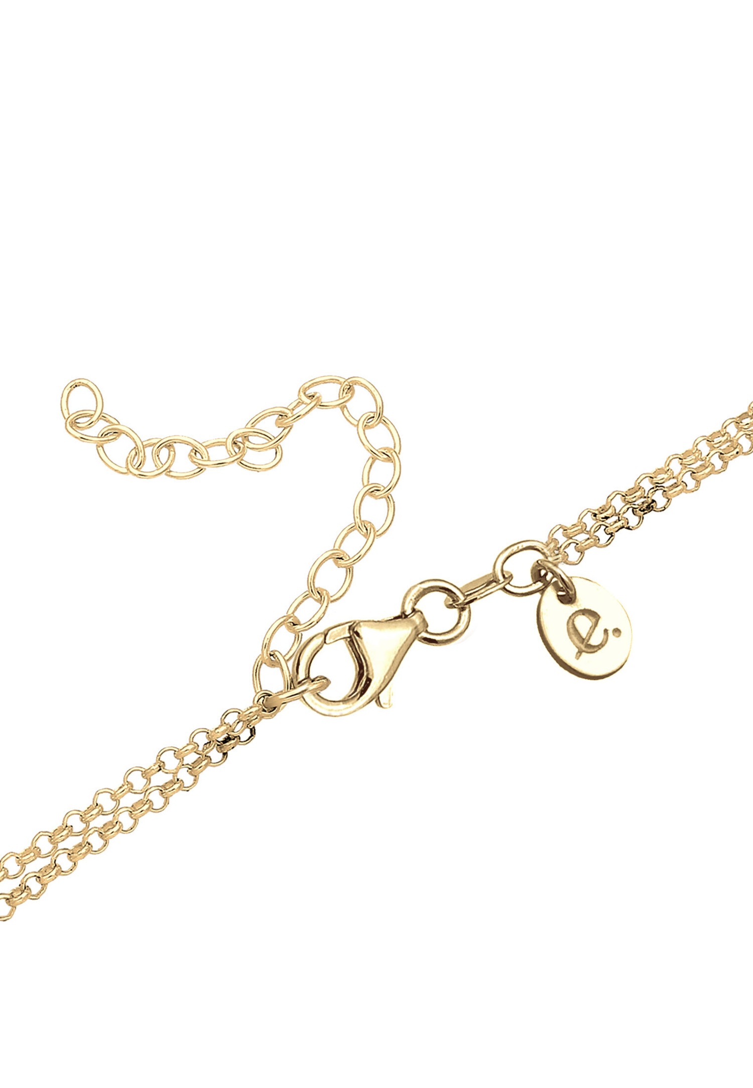 Collana con ciondolo a catena per pannolini Elli PREMIUM da donna (925/1000) Argento
