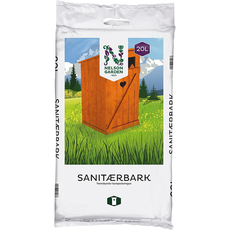 Nelson garden Sanitærbark 20 l, Nelson Garden