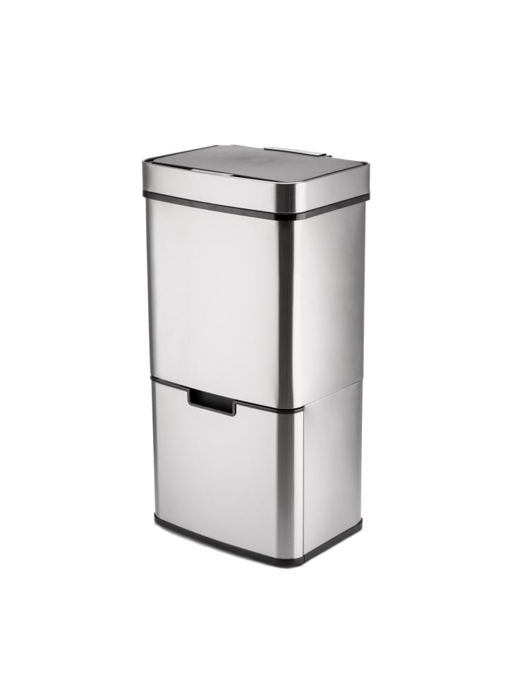 Ribelli Sensor Mülleimer 72 L,  4 Fächer, silber günstig kaufen onesize