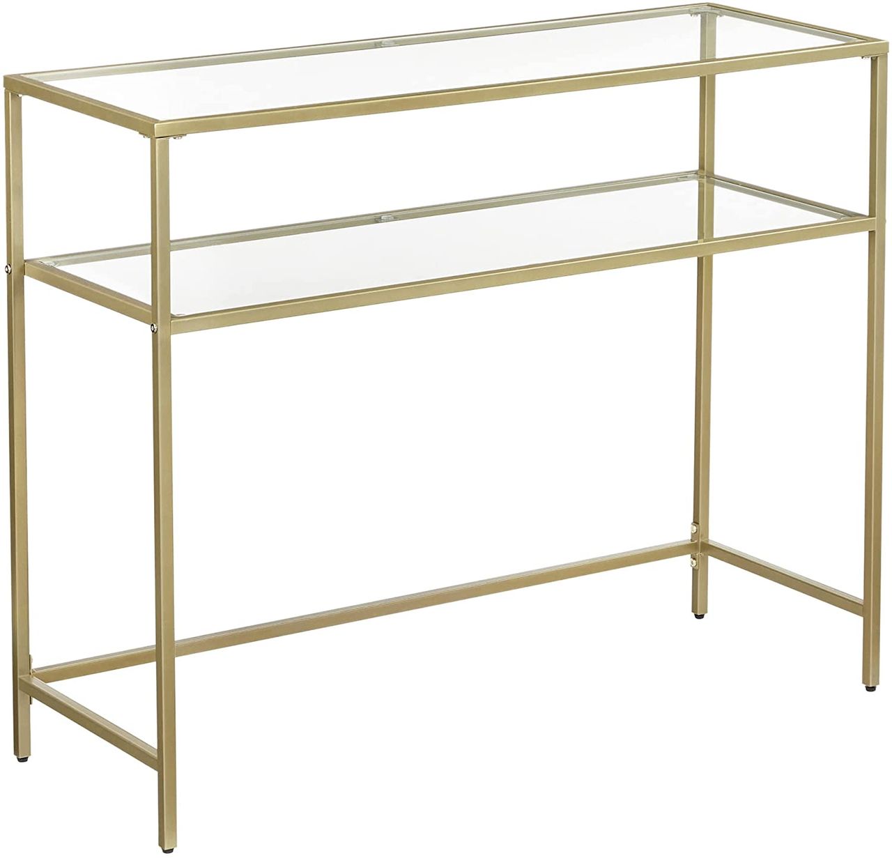 Vasagle Konsolentabelle, 100x35x80cm, Gold