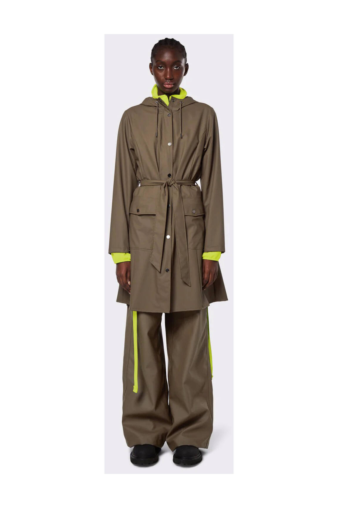 Rains Impermeables Trenchs Femme couleur marron