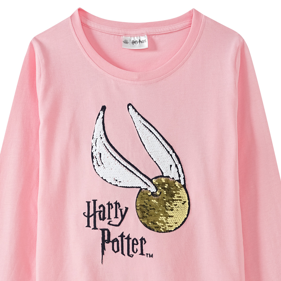 Harry Potter Langarmshirt mit Wendepailletten