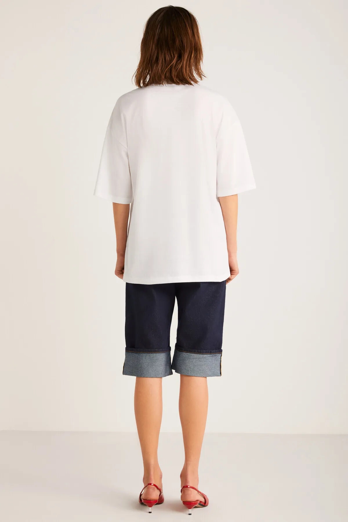 GRIMELANGE  T-Shirt - Weiß - Oversized