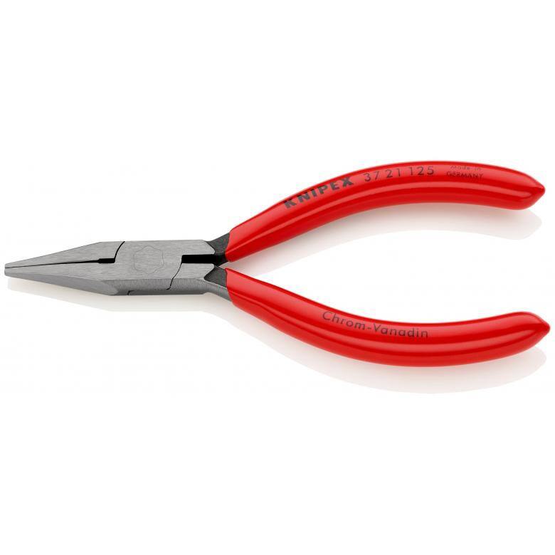KNIPEX Flachzange 37 21 125 Kunststoffabdeckung 27 mm  Silber, Rot Werkzeugstahl
