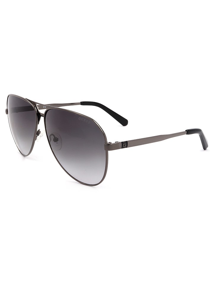 Guess Herren-Sonnenbrille in Anthrazit günstig kaufen 63