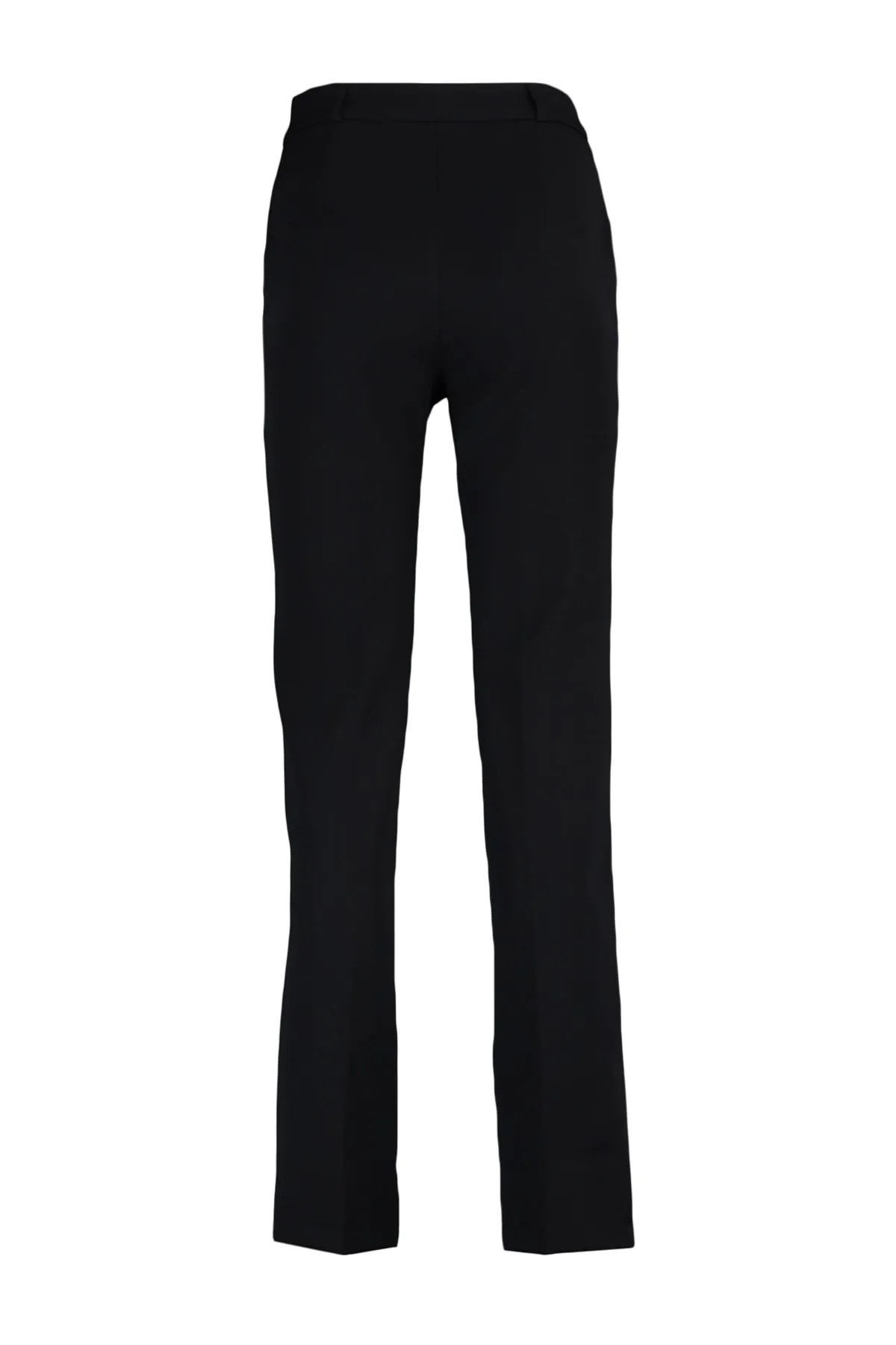 Trendyol Collection  Schwarze Hose mit hohem Bund und weitem Bein/Webhose mit weitem Bein TWOAW23PL00240