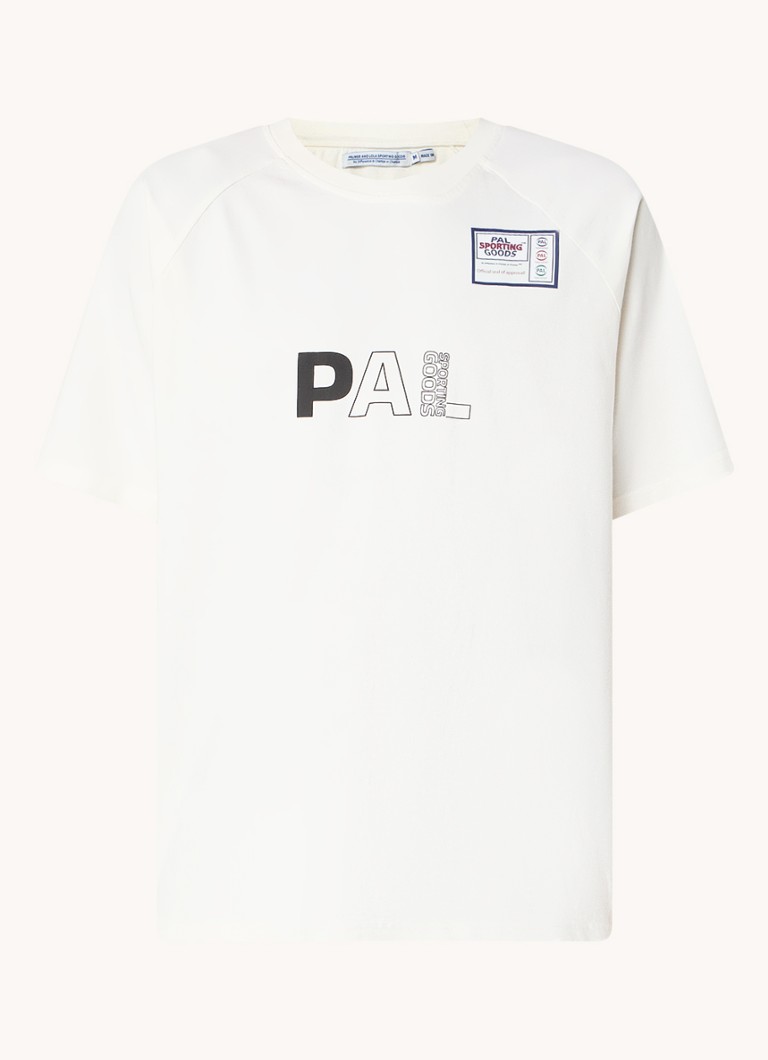PAL Sporting Goods Cowboy kempinga T-krekls ar logotipu un apdruku aizmugurē