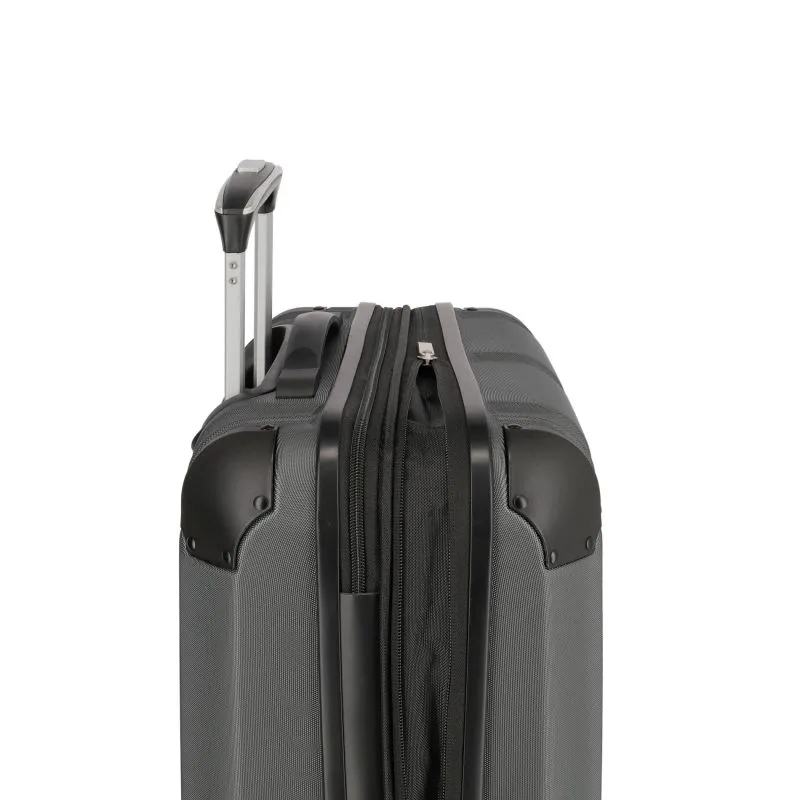 Travelite CITY Trolley S (55cm) mit 4 Rollen (erweiterbar) - Anthrazit