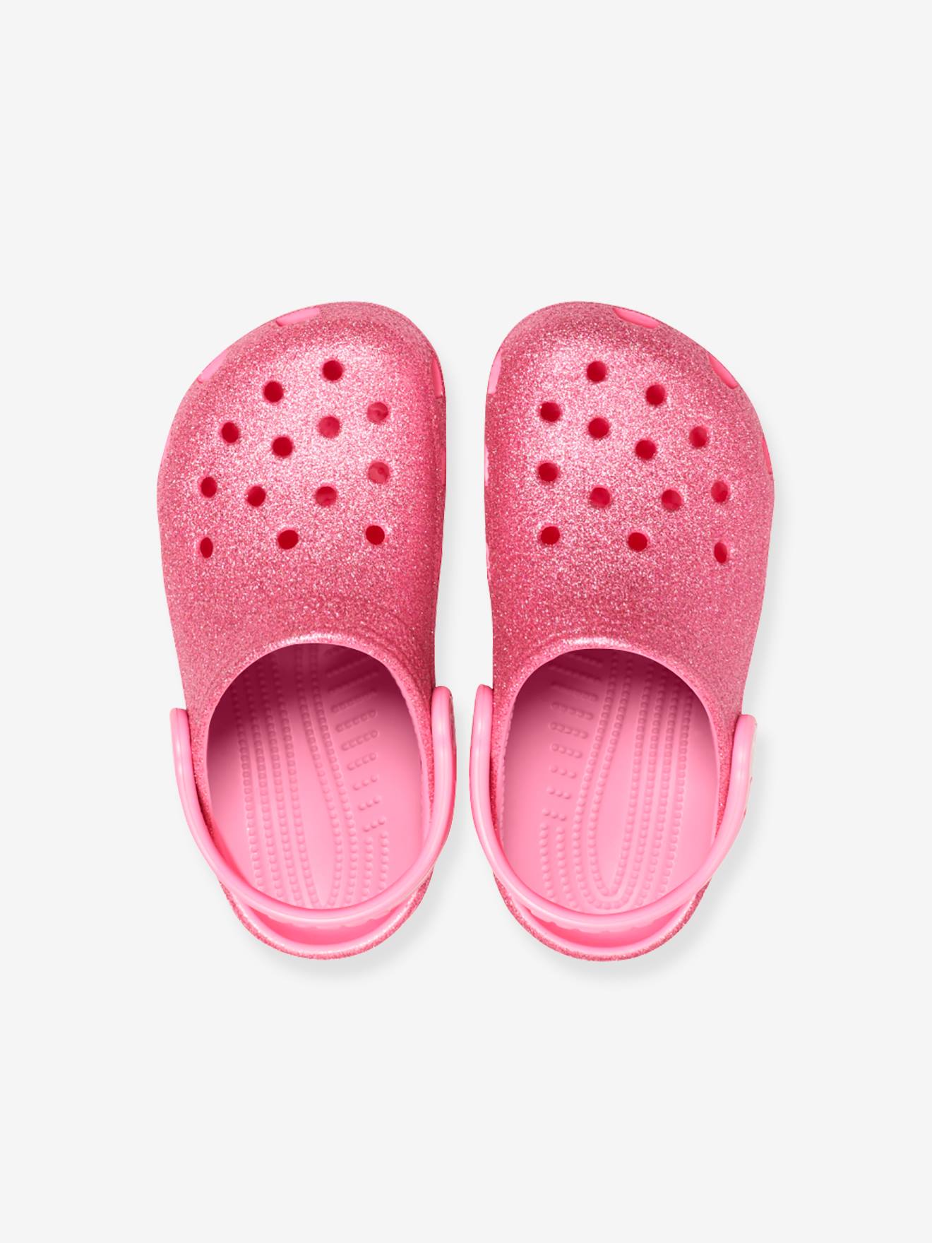 Sabots fille Classic Glitter Clog K CROCS(TM) pink lemonade