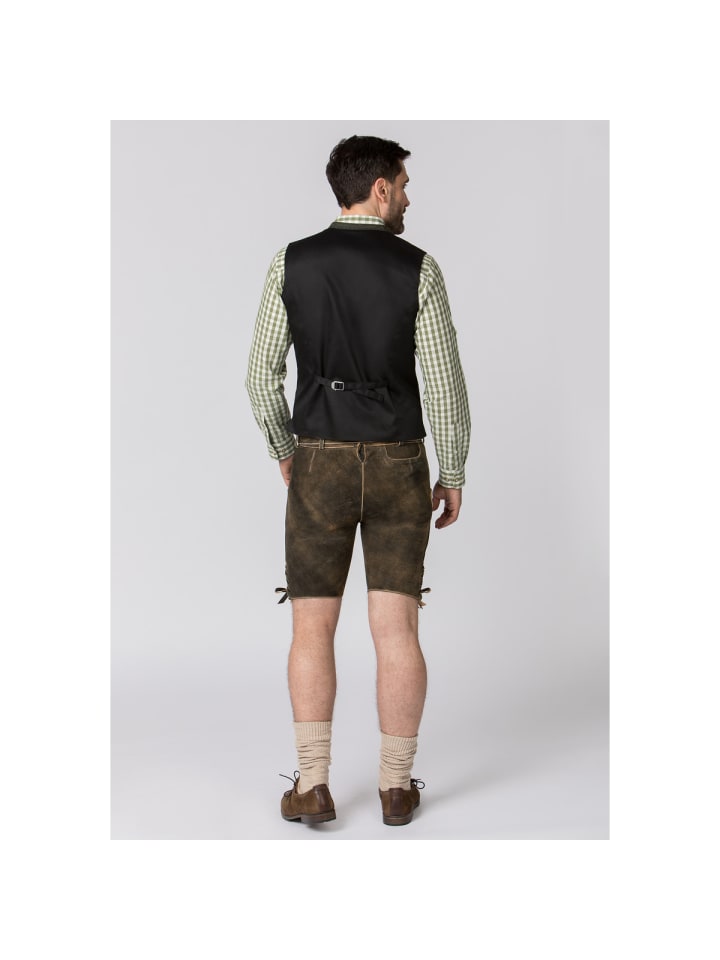 Stockerpoint Lederhose Edgar in dunkelbraun günstig kaufen