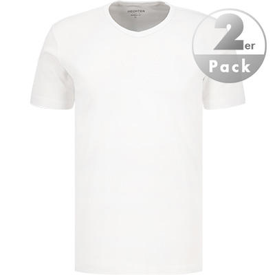 HECHTER PARIS, T-Shirts, Modern Fit, Baumwolle, weiß