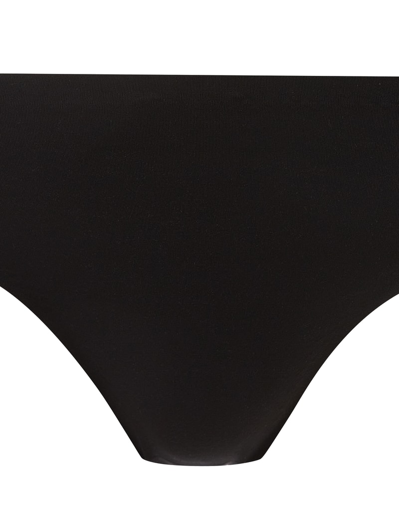 Slip aus Mikrofaser - nahtlos in schwarz