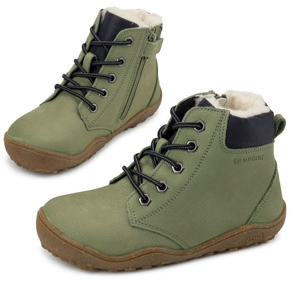 bLifestyle ~ Baribal HighCut Schnürer Winter + TEX ~ Pastellgrün