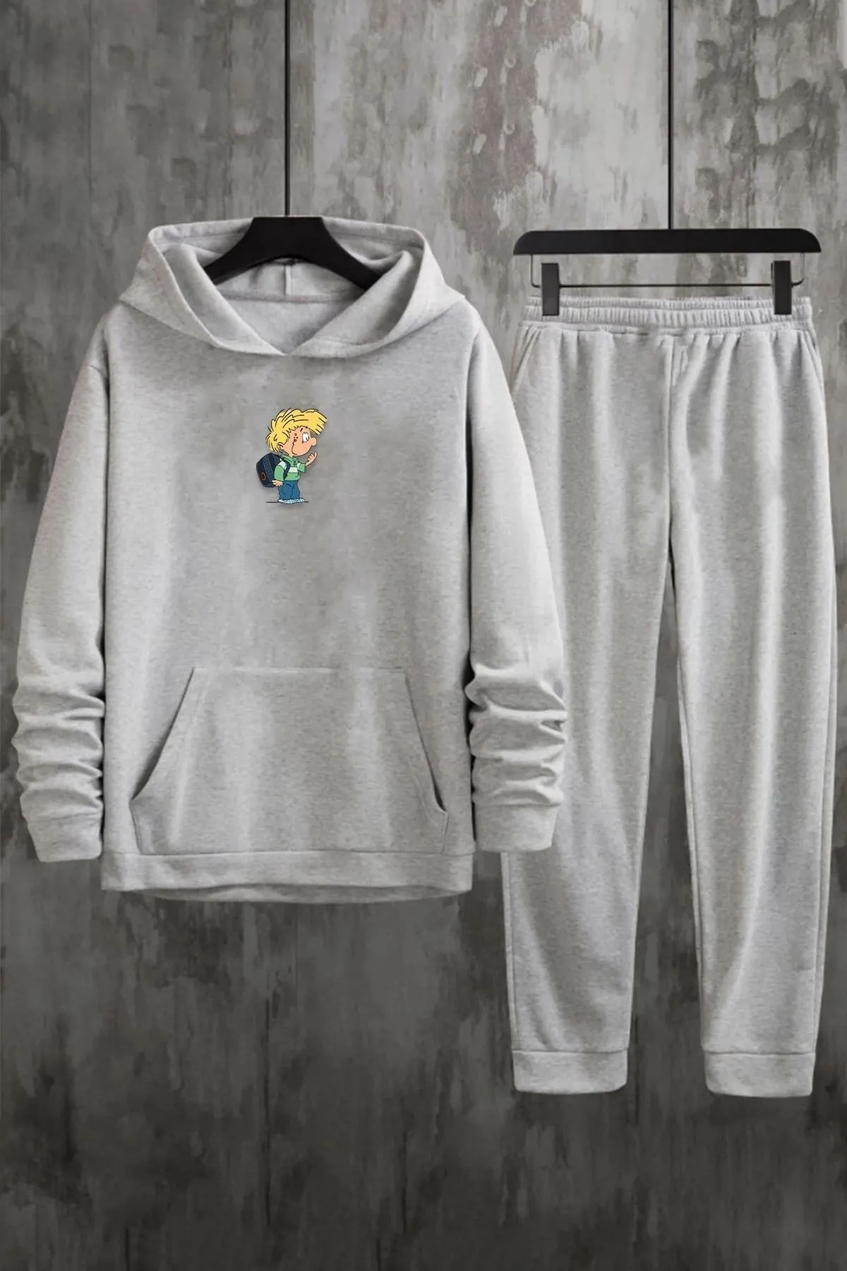 uyguntarz  Unisex Cedric Üzümlü Kekim Trainingsanzug-Set