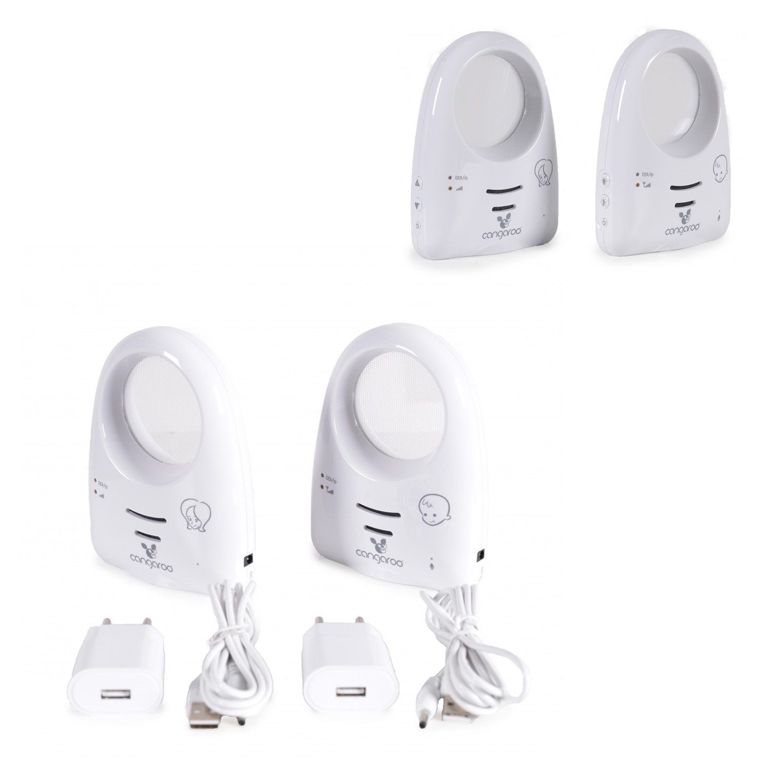 Cangaroo Babyphone Babyphone Harmony, Einwegkommunikation, Energiesparmodus, FHSS