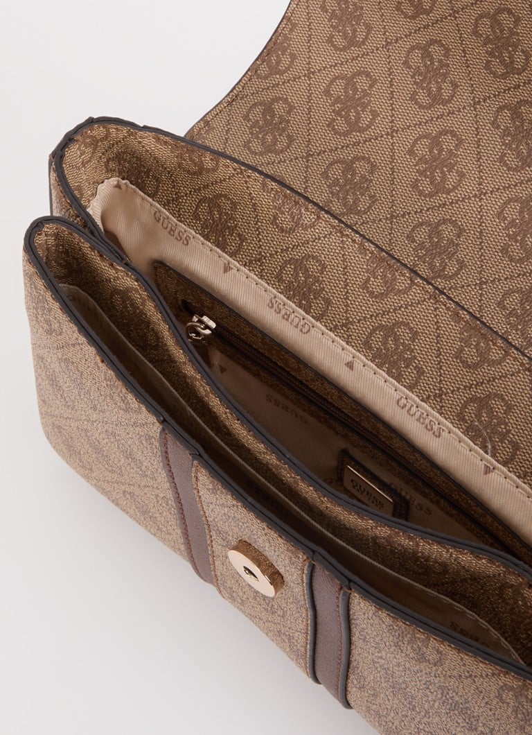 Borsa a tracolla GUESS Noreen con stampa logo