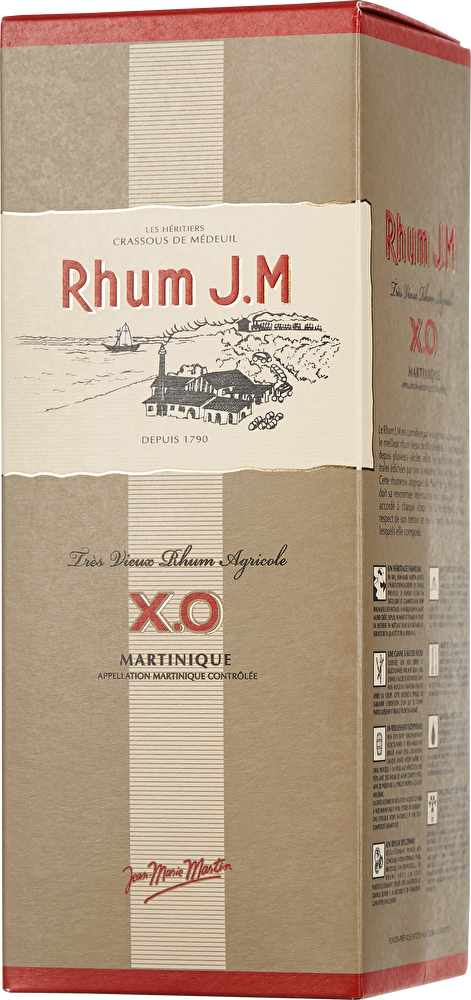 Rhum J.M Rhum Très Vieux Agricole XO 0,7 Liter im Geschenkkarton
