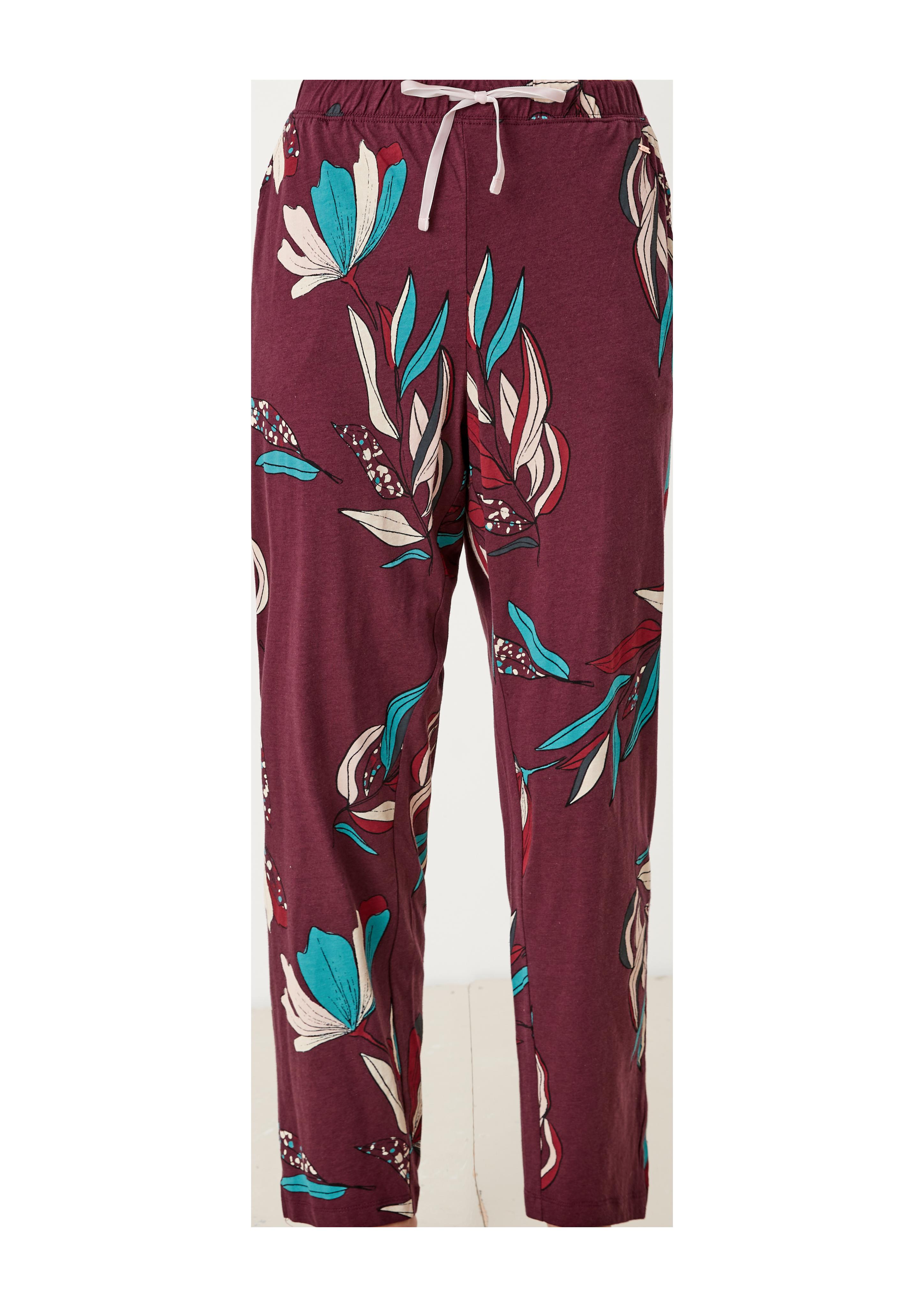 Lange Pyjamahose aus Viskose  6006511-46A1