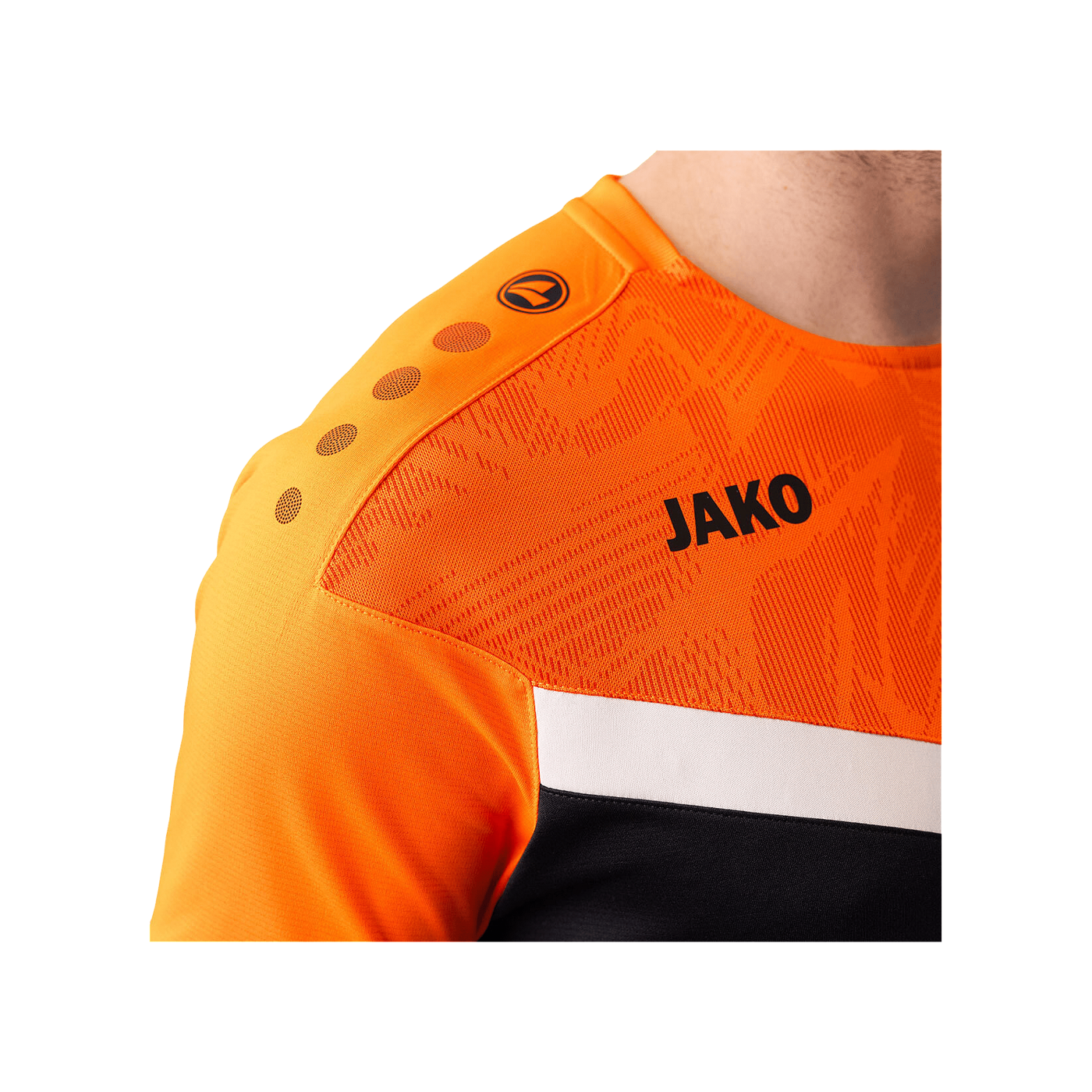 JAKO Icon T-Shirt Schwarz Orange F807