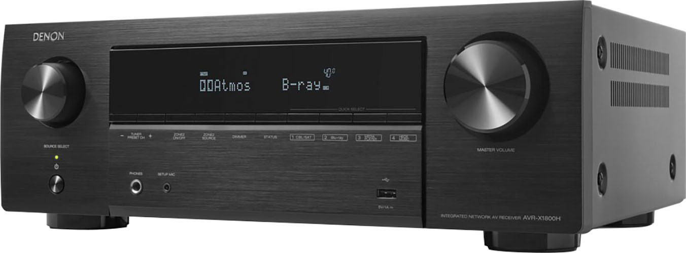Denon AVR-X1800H 7.2 AV-Receiver (Bluetooth, LAN (Ethernet), WLAN)