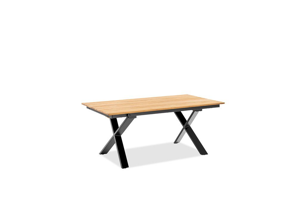 NIEHOFF GARDEN Gartentisch Niehoff Nolan Tischplatte aus massiven Teakholz geölt - (1)
