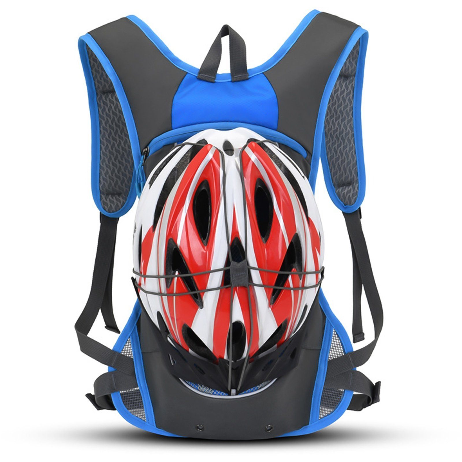 Grafner Trinkrucksack Trinkblase wasserdicht 420D Nylon BPA-frei 2 Liter, inkl. Trinkblase, Ultraleicht